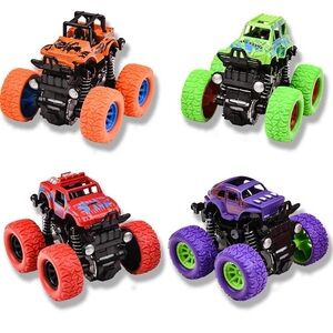 Monster Truck Push N Go Cars